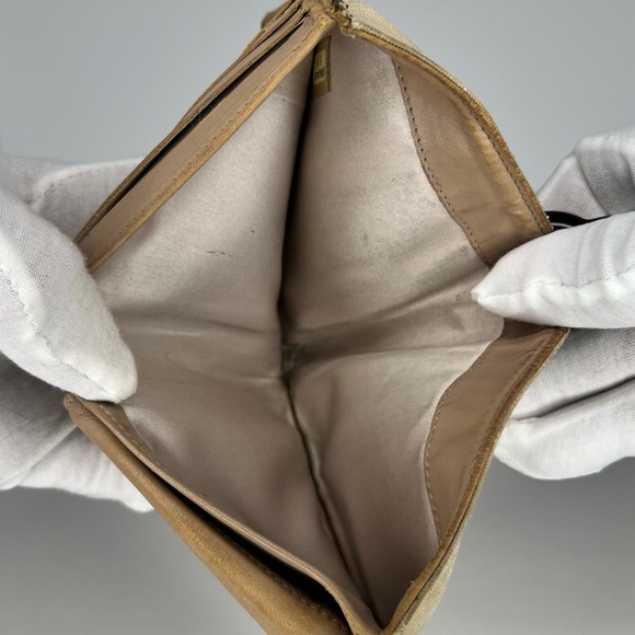 🤎Chanel Beige Canvas Travel Line Bi-Fold Wallet🤎 - Picture 5 of 7